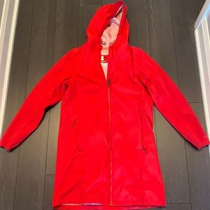 Red raincoat from Lole!